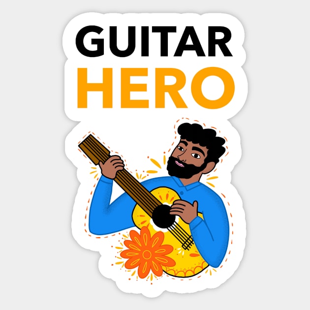 Guitar Hero Sticker by Jitesh Kundra